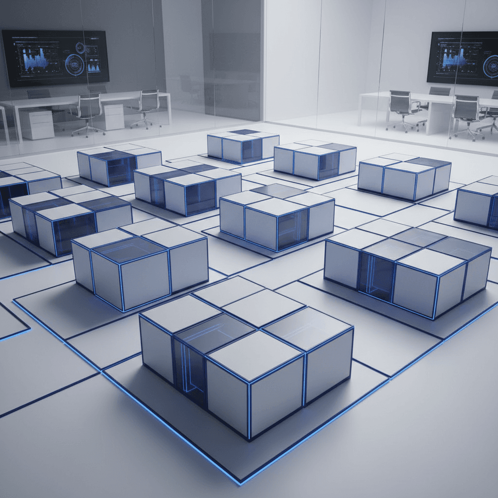 Multi-tenant architecture with isolated data modules