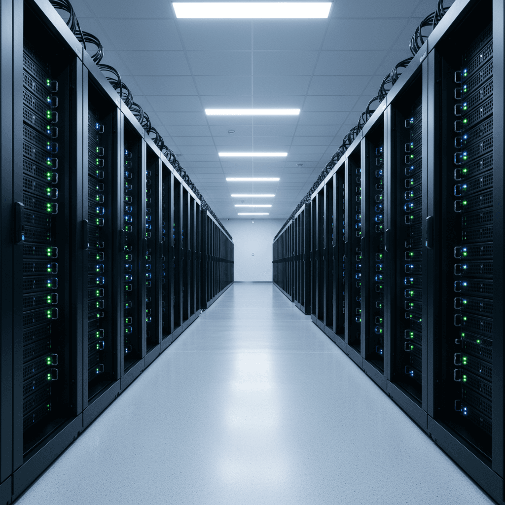 Data center with redundant server infrastructure